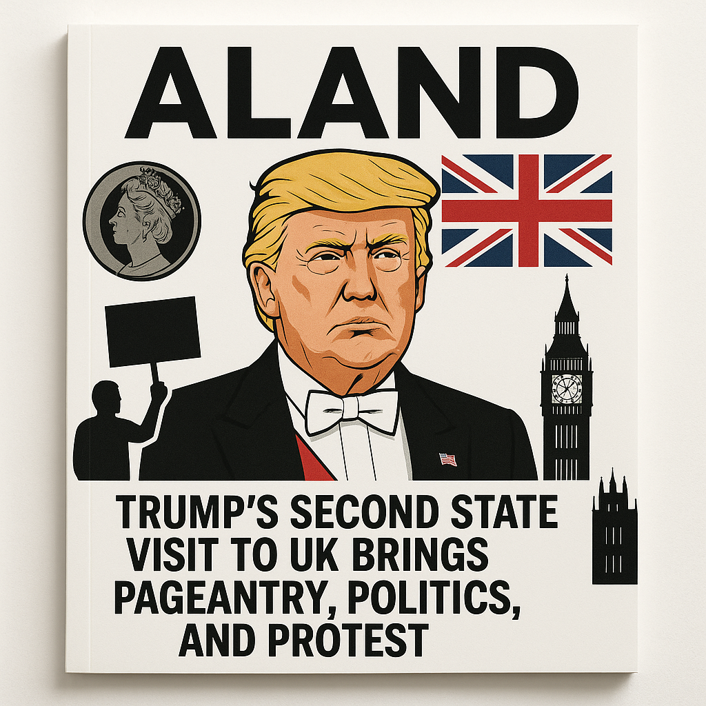 ALAND Magazine Cover – Trump’s UK State Visit